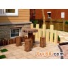 庭院设计，景观产品，仿木桌凳，广场砖