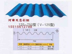 河南郑州750彩钢瓦彩钢板瓦愣板生产厂家15515612798
