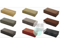 淄博邦吉专业生产烧结砖 陶土砖 广场砖 拉毛砖  人行道砖